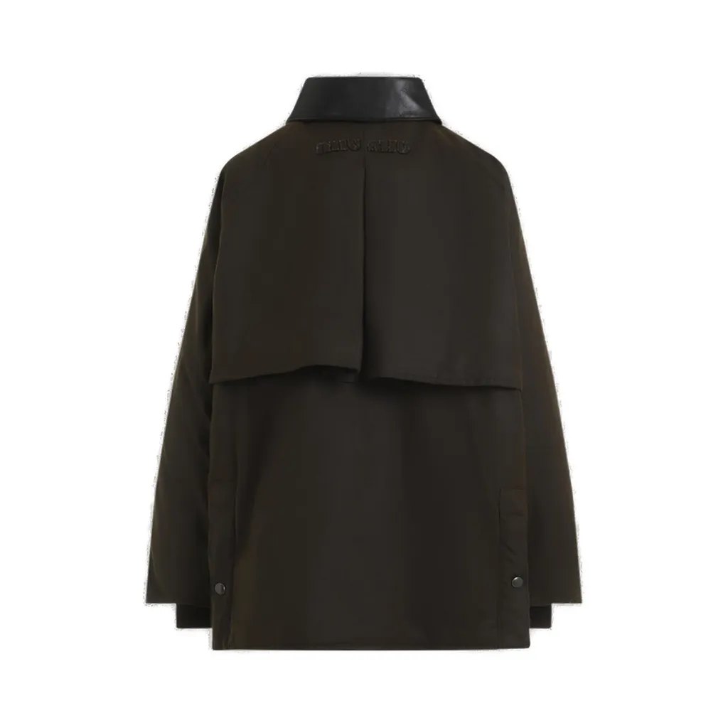Miu Miu Long-Sleeved Button-Up Jacket