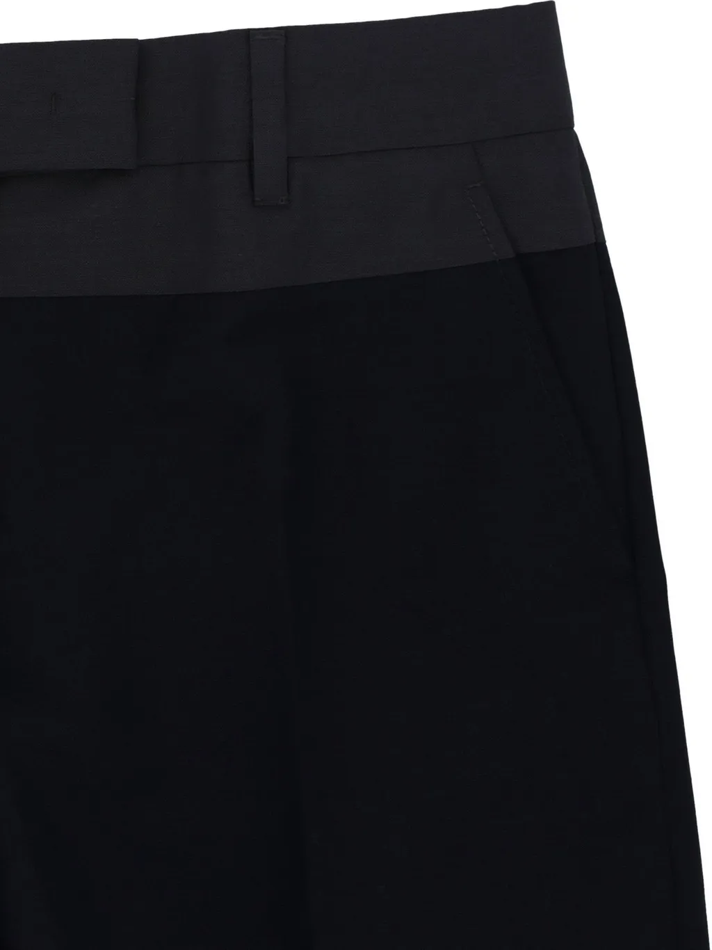 Miu Miu Two-Toned Tailored Shorts