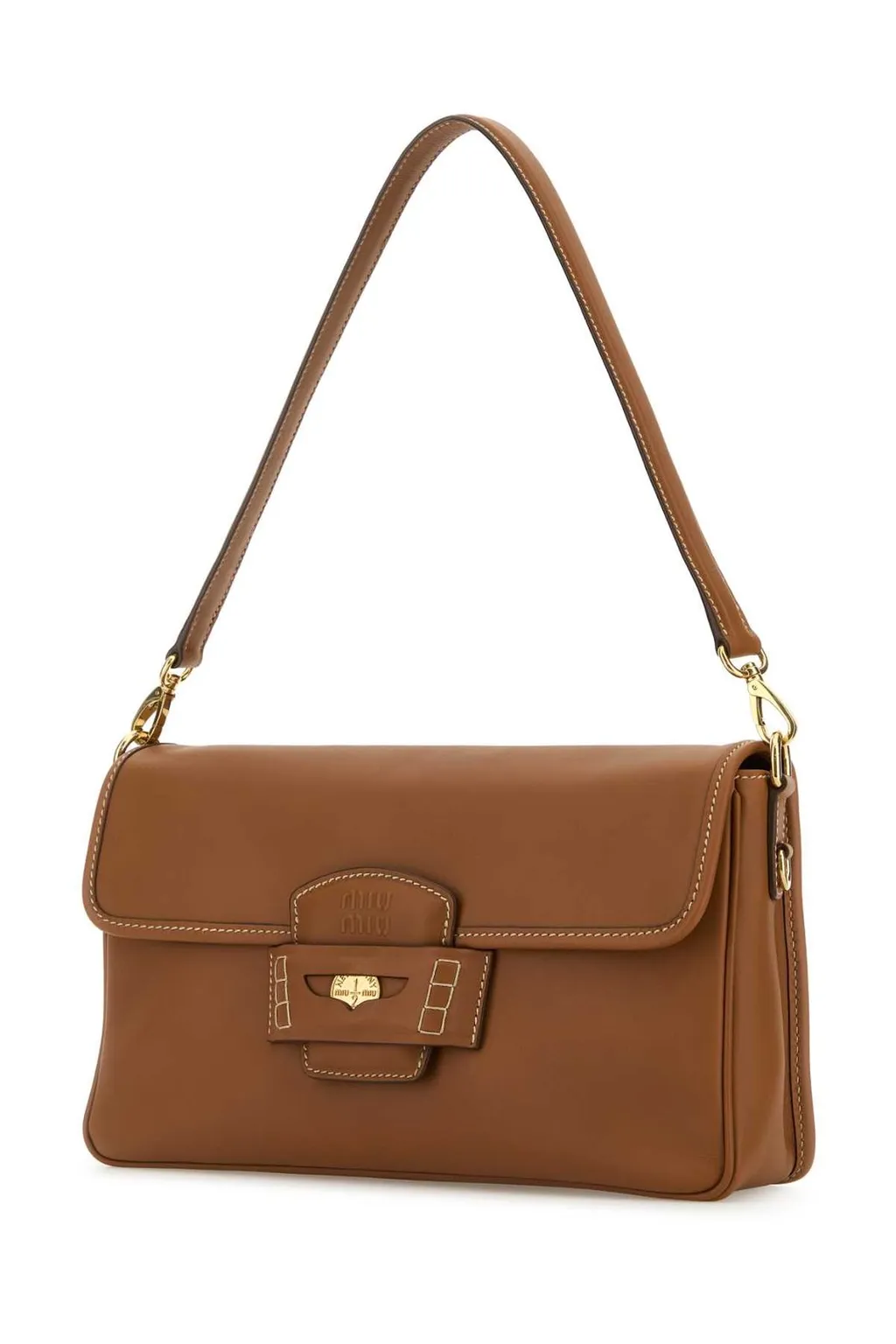 Miu Miu Logo-Embossed Shoulder Bag