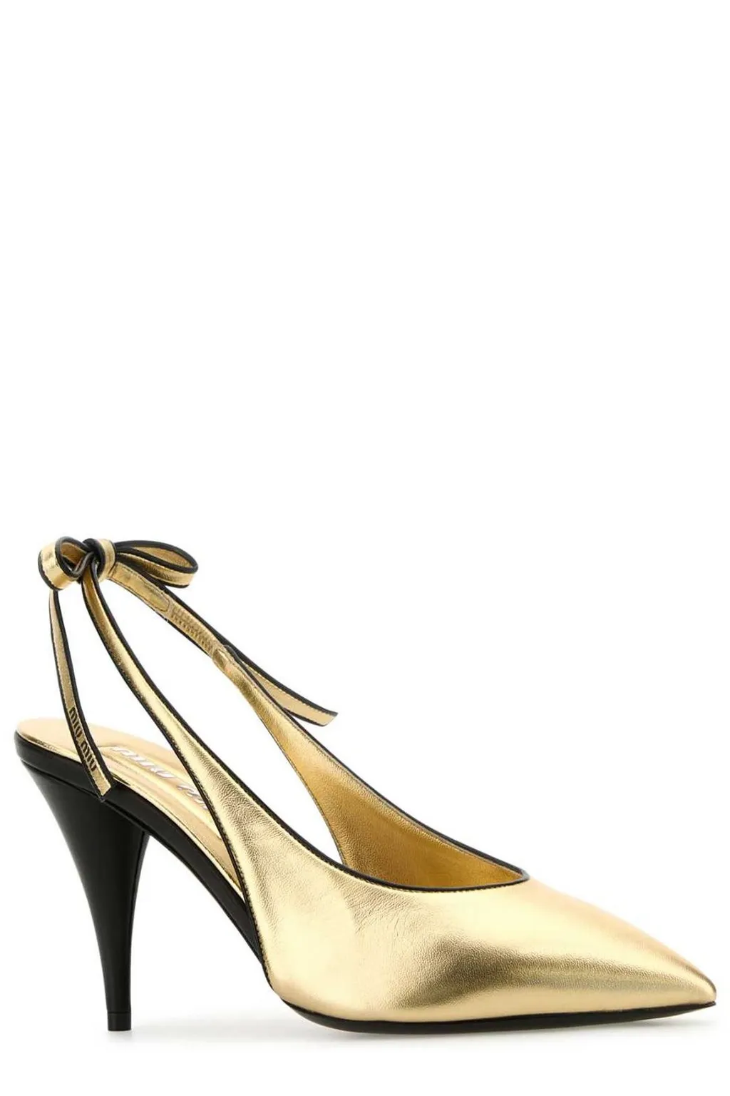 Miu Miu Pointed-Toe Slingback Pumps