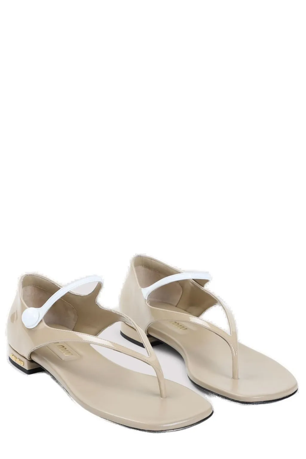 Miu Miu Flat Thong Sandals