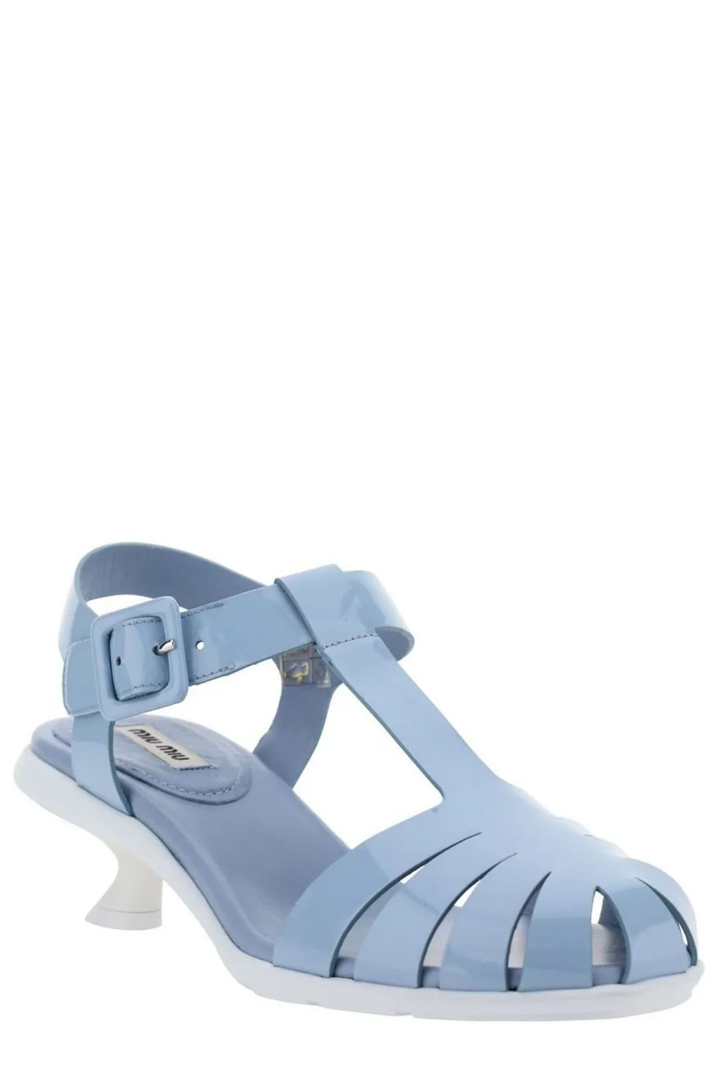 Miu Miu Ankle Strapped Caged Sandals