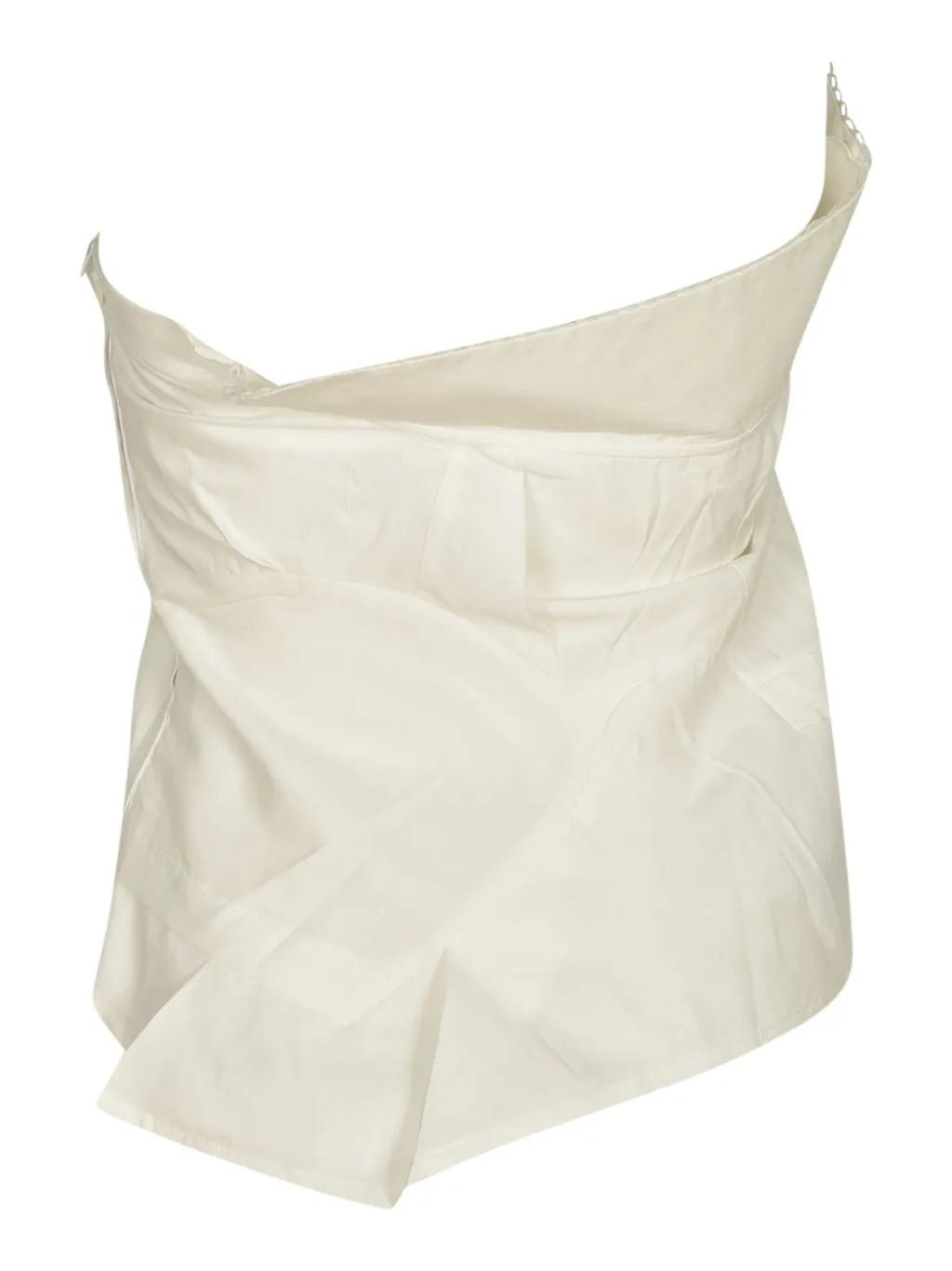 Miu Miu Strapless Poplin Top