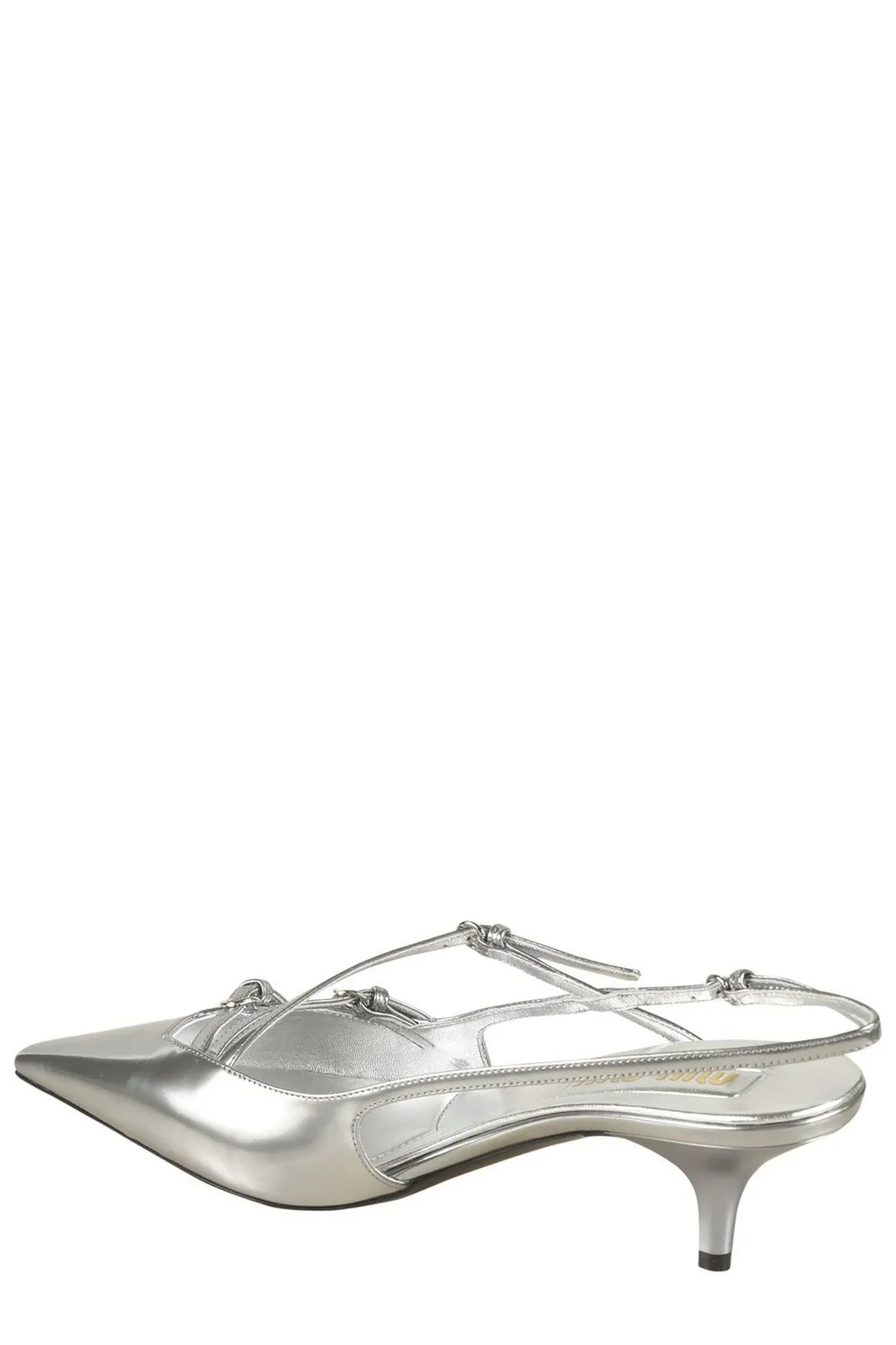 Miu Miu Pointed Toe Slingback Pumps