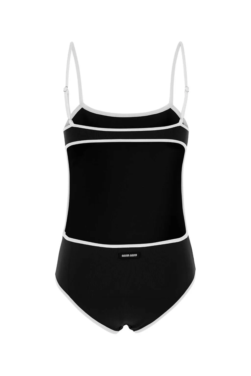 Miu Miu Open-Back One-Piece Swimsuit