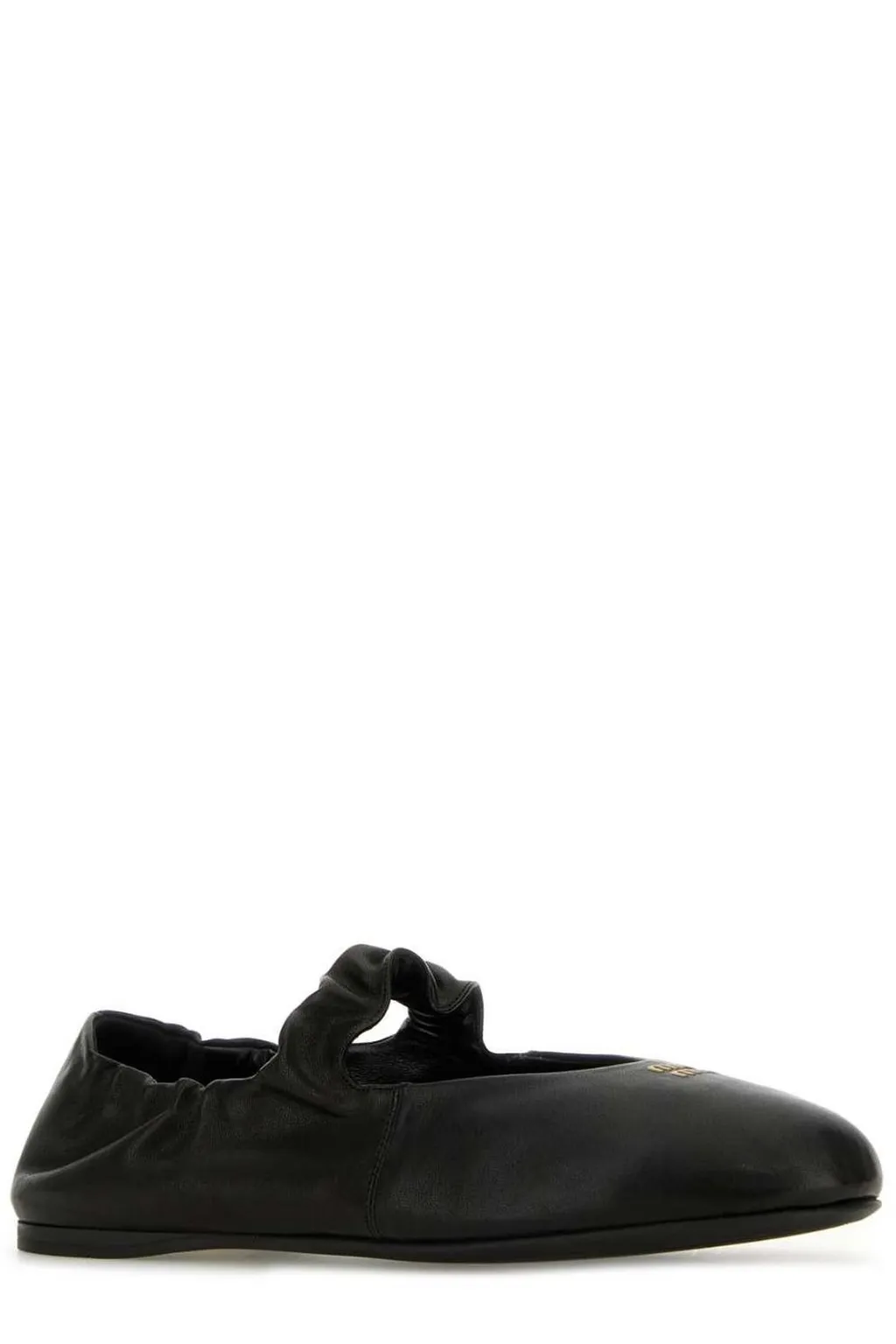 Miu Miu Logo-Detailed Ballet Flats