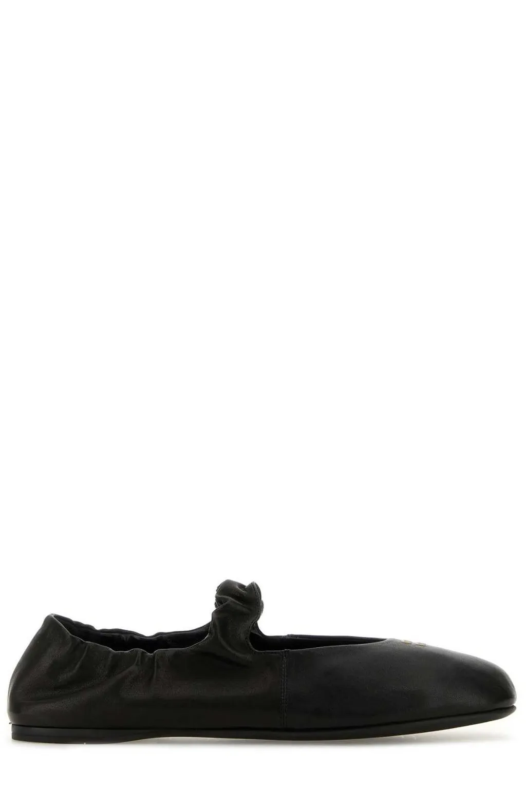 Miu Miu Logo-Detailed Ballet Flats