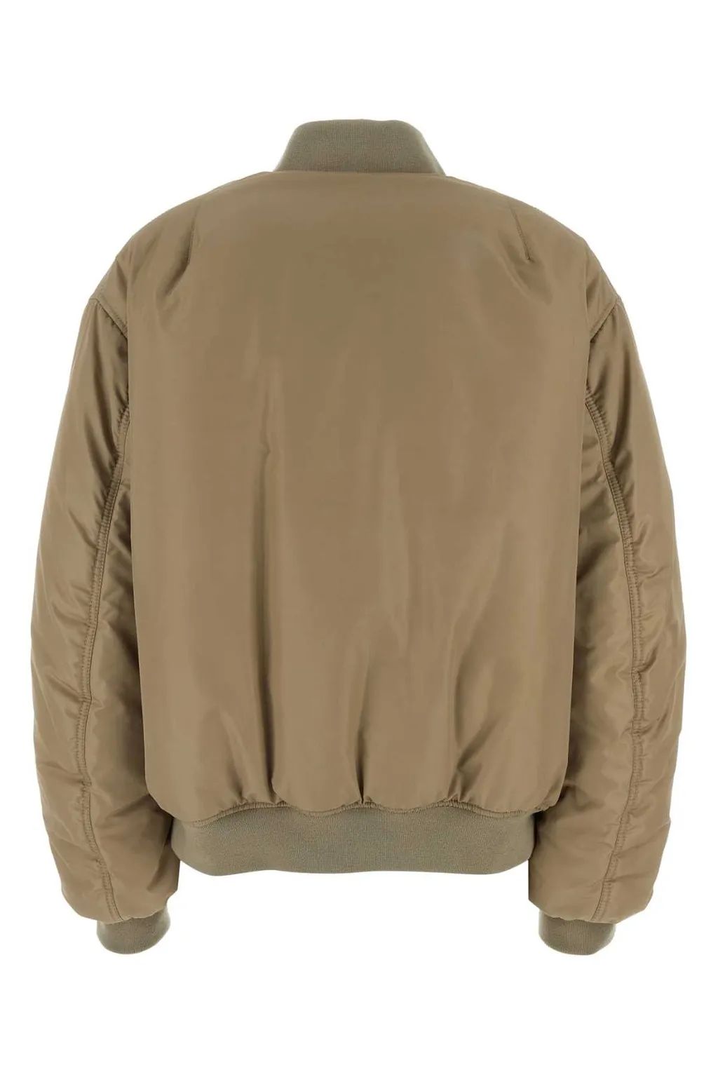 Miu Miu Logo-Patch Zipped Bomber Jacket