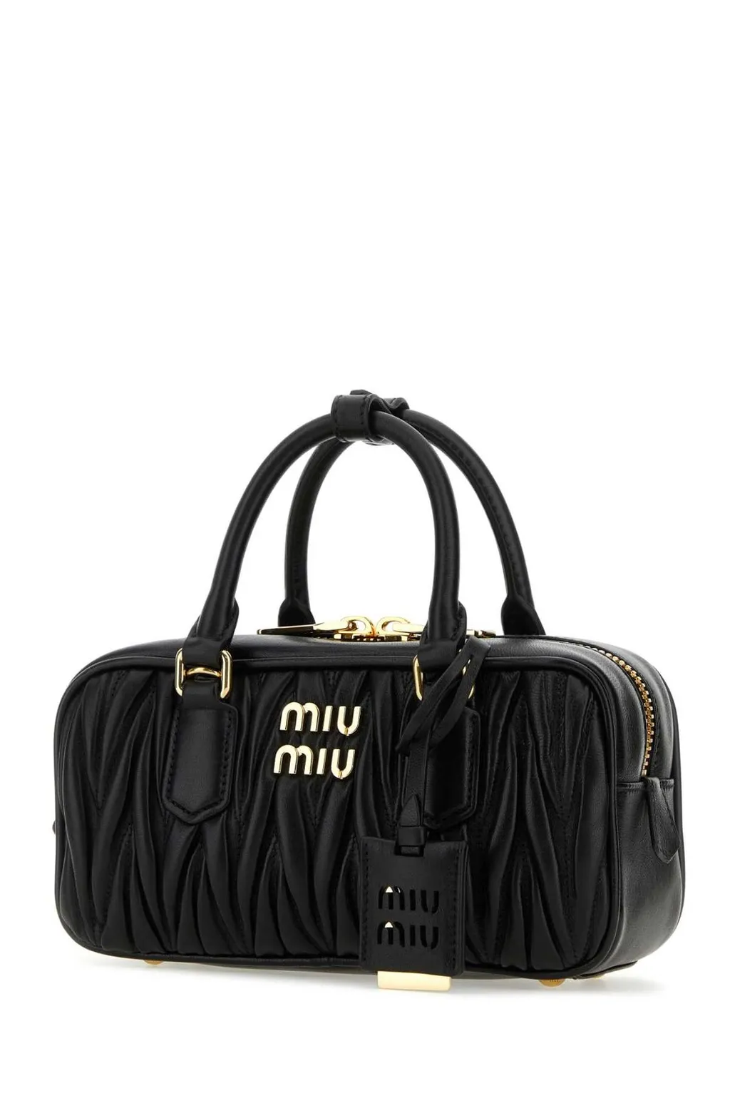 Miu Miu Arcadie Matelassé Zipped Handbag