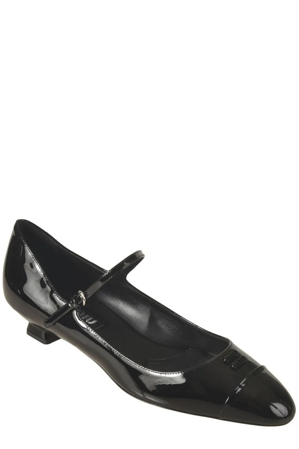 Miu Miu Almond Toe Slip-On Pumps