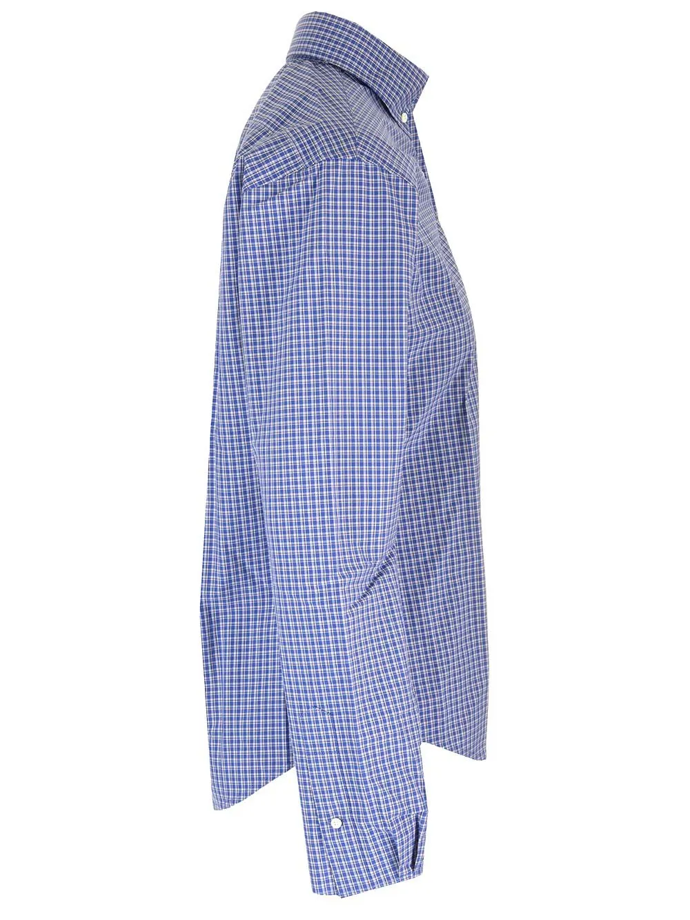Miu Miu Logo-Embroidered Button-Up Checked Shirt