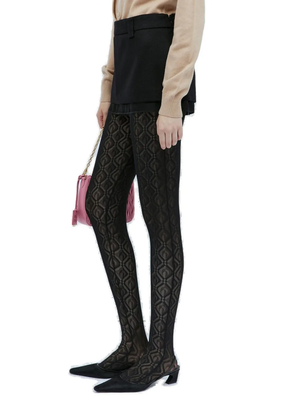 Miu Miu Velour Mini Skirt