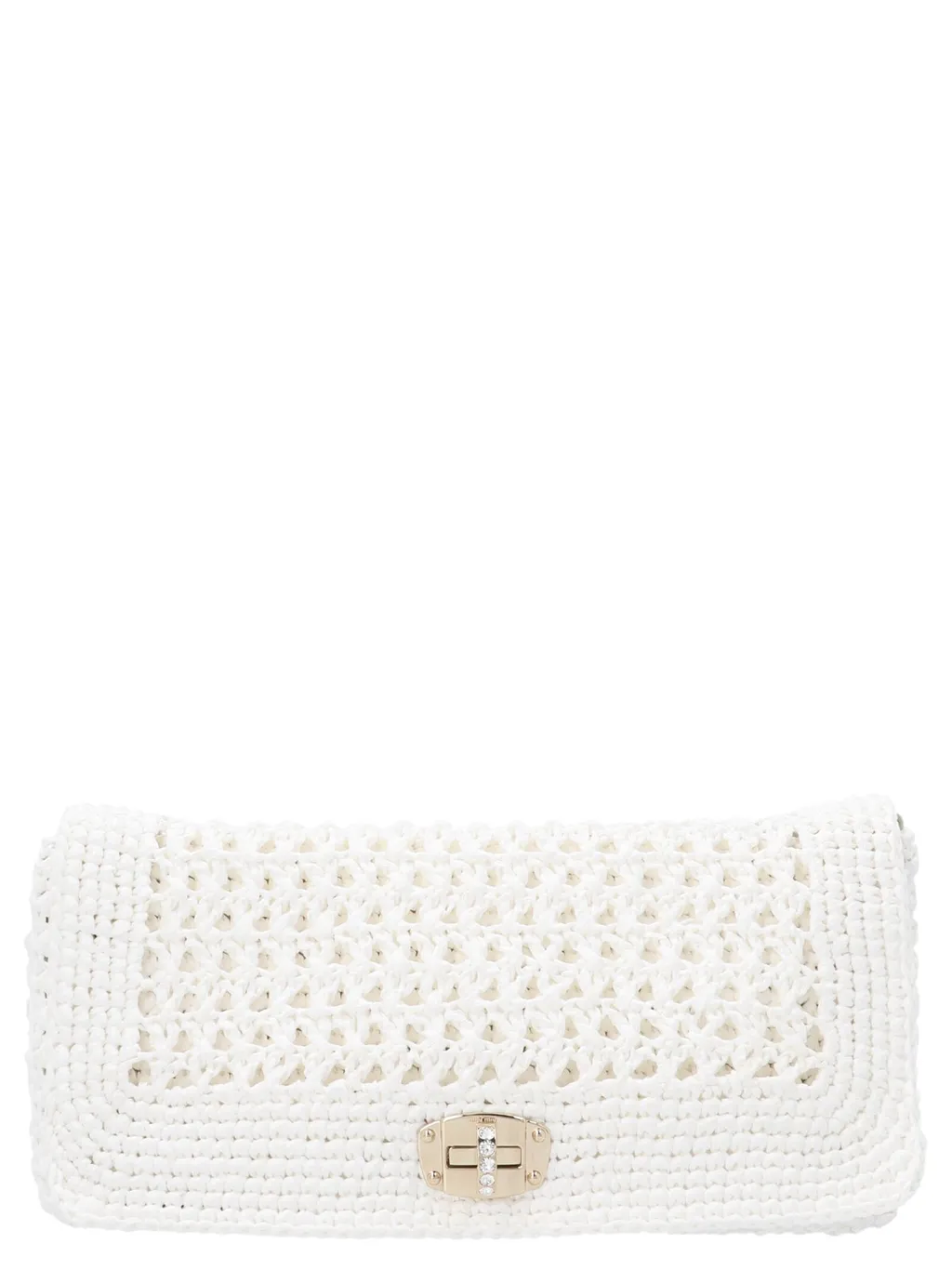Miu Miu Embroidered Foldover Shoulder Bag