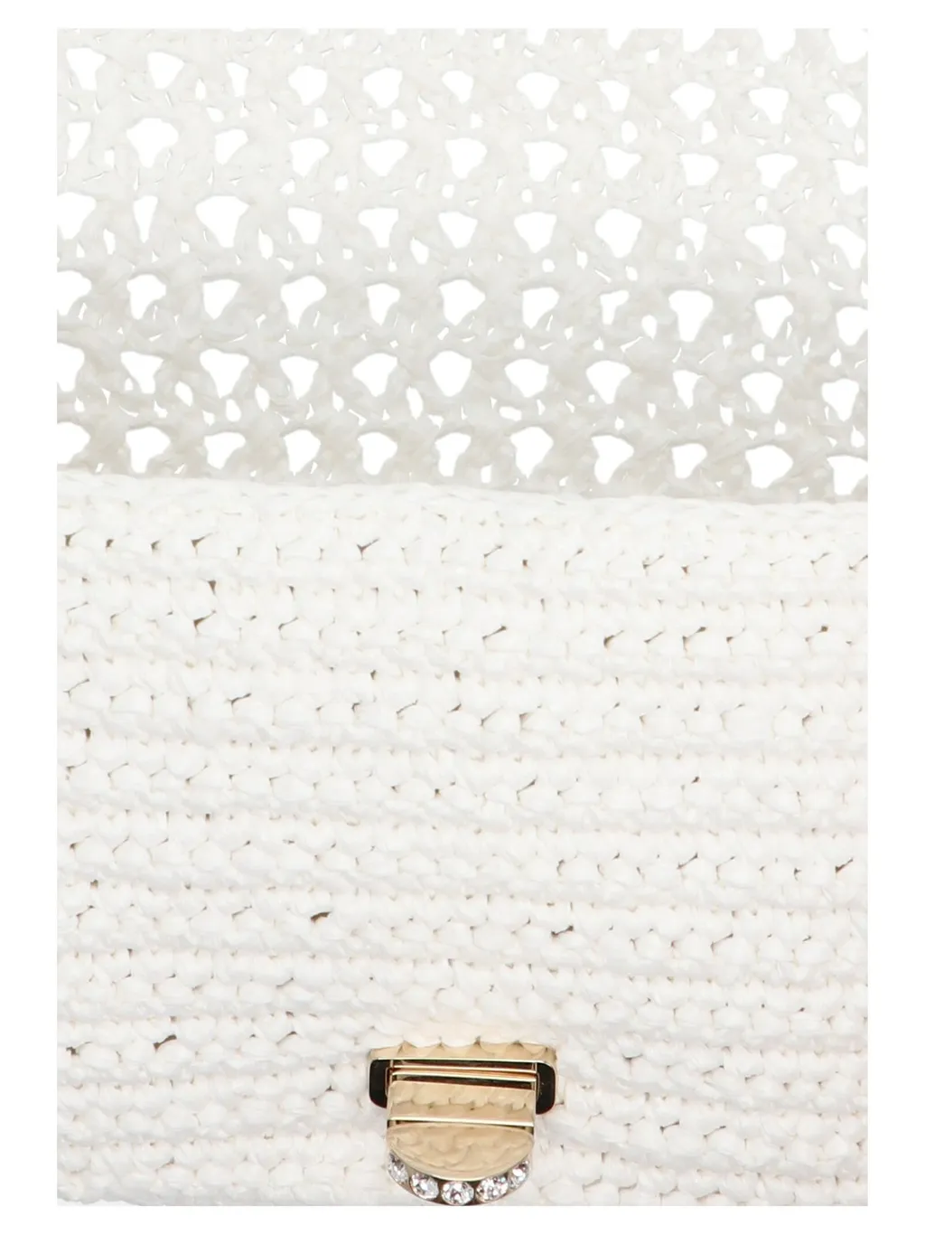 Miu Miu Embroidered Foldover Shoulder Bag