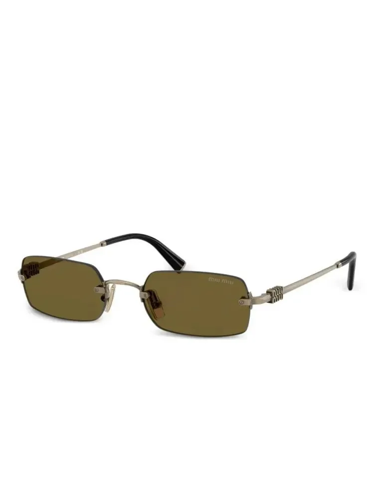 Miu Miu Eyewear Rectangle Frame Sunglasses