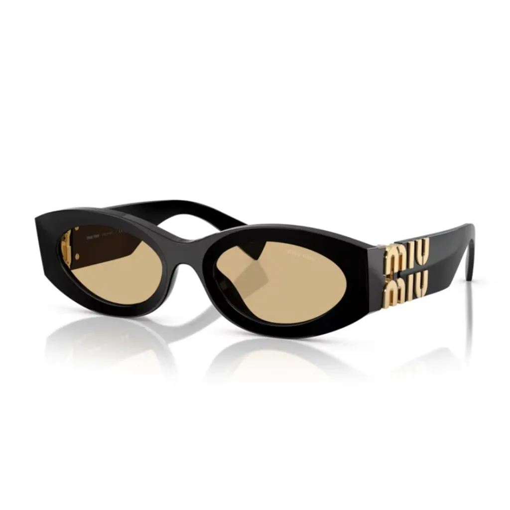 Miu Miu Eyewear Oval Frame Full Rim Sunglasses