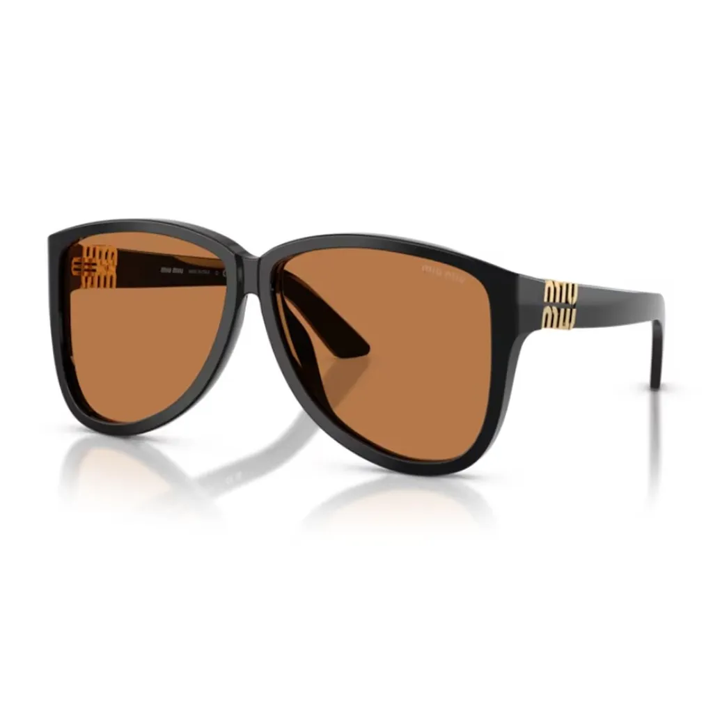 Miu Miu Eyewear Oval Frame Full Rim Sunglasses