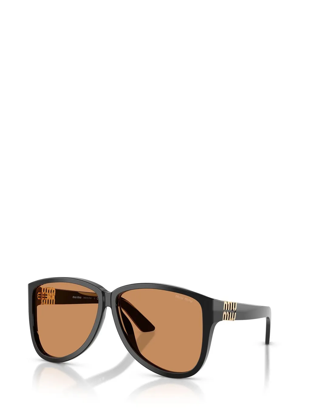 Miu Miu Eyewear Oval Frame Full Rim Sunglasses
