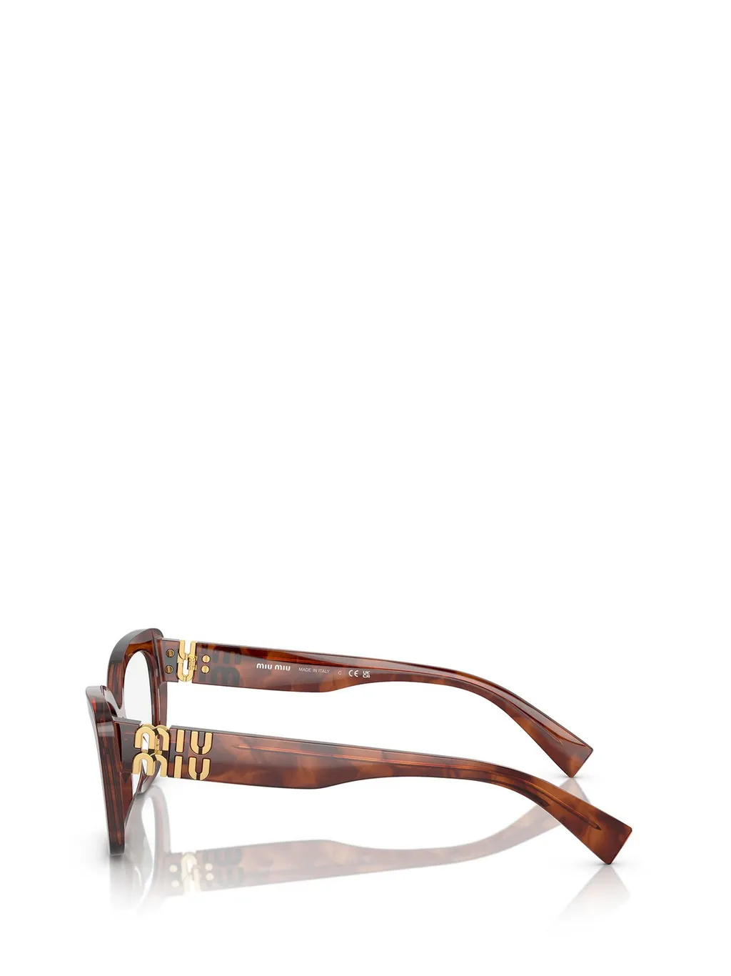 Miu Miu Eyewear Cat-Eye Frame Glasses