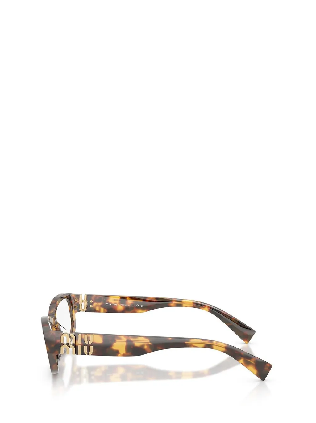 Miu Miu Eyewear Geometric Frame Glasses