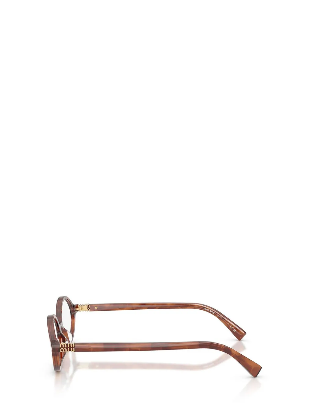 Miu Miu Eyewear Oval Frame Full Rim Glasses