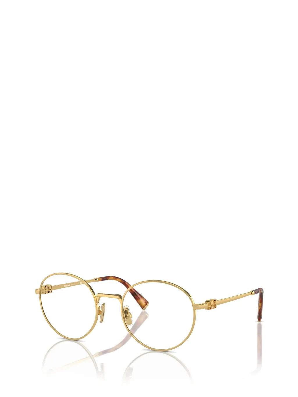 Miu Miu Eyewear Round Frame Glasses