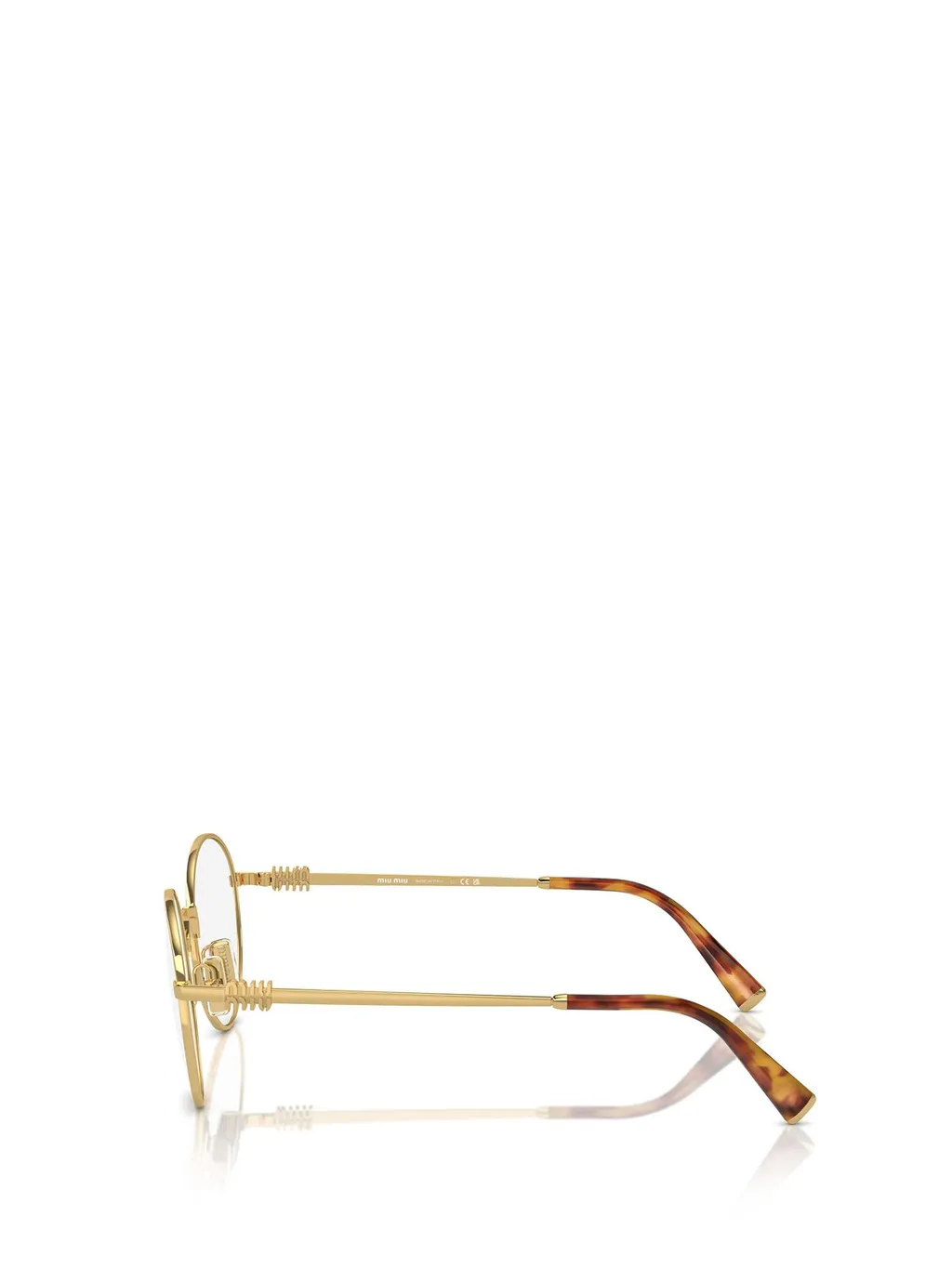 Miu Miu Eyewear Round Frame Glasses