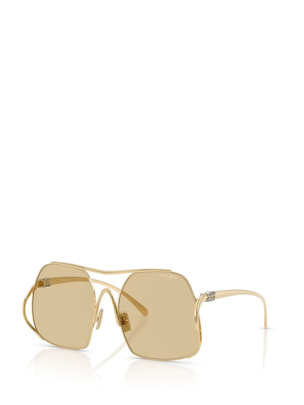 Miu Miu Eyewear Pilot Frame Full Rim Sunglasses