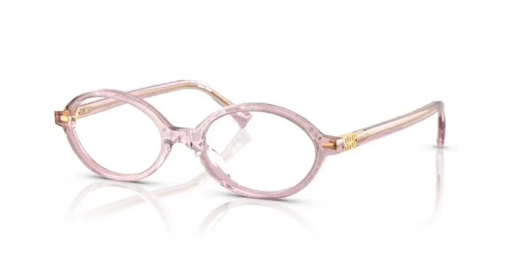 Miu Miu Eyewear Oval Frame Full Rim Glasses