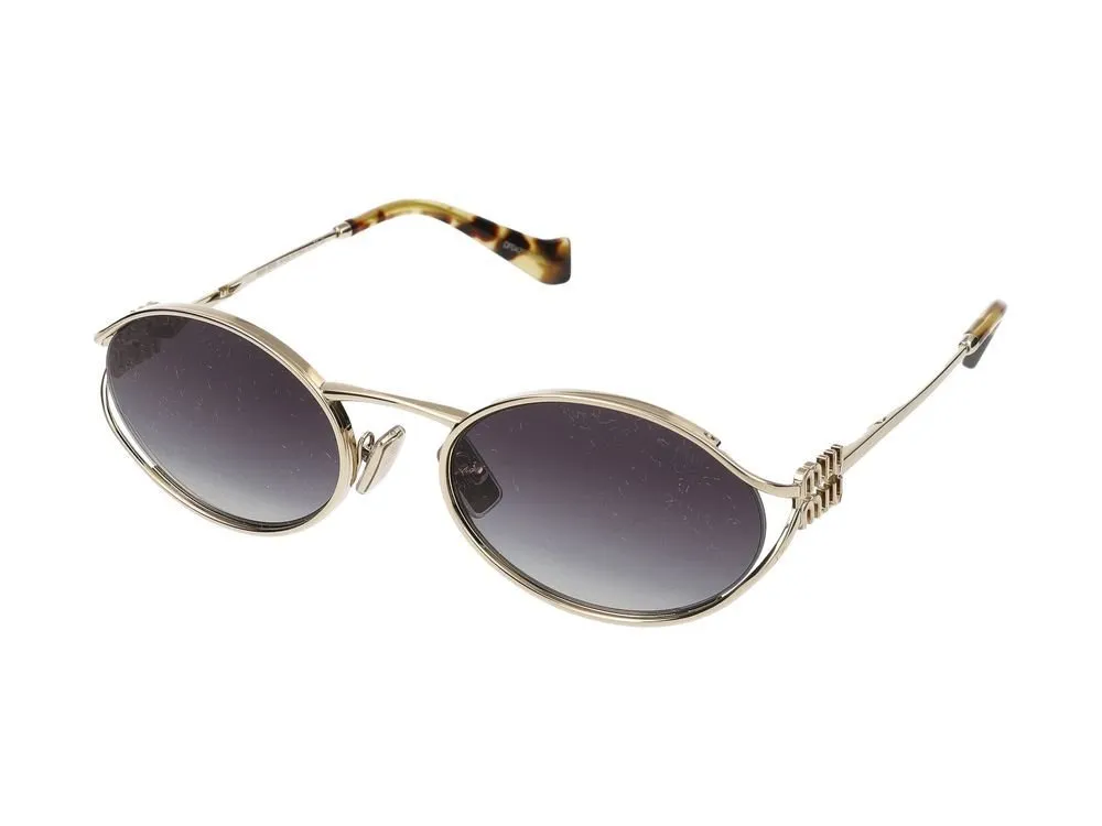 Miu Miu Eyewear Oval Frame Sunglasses
