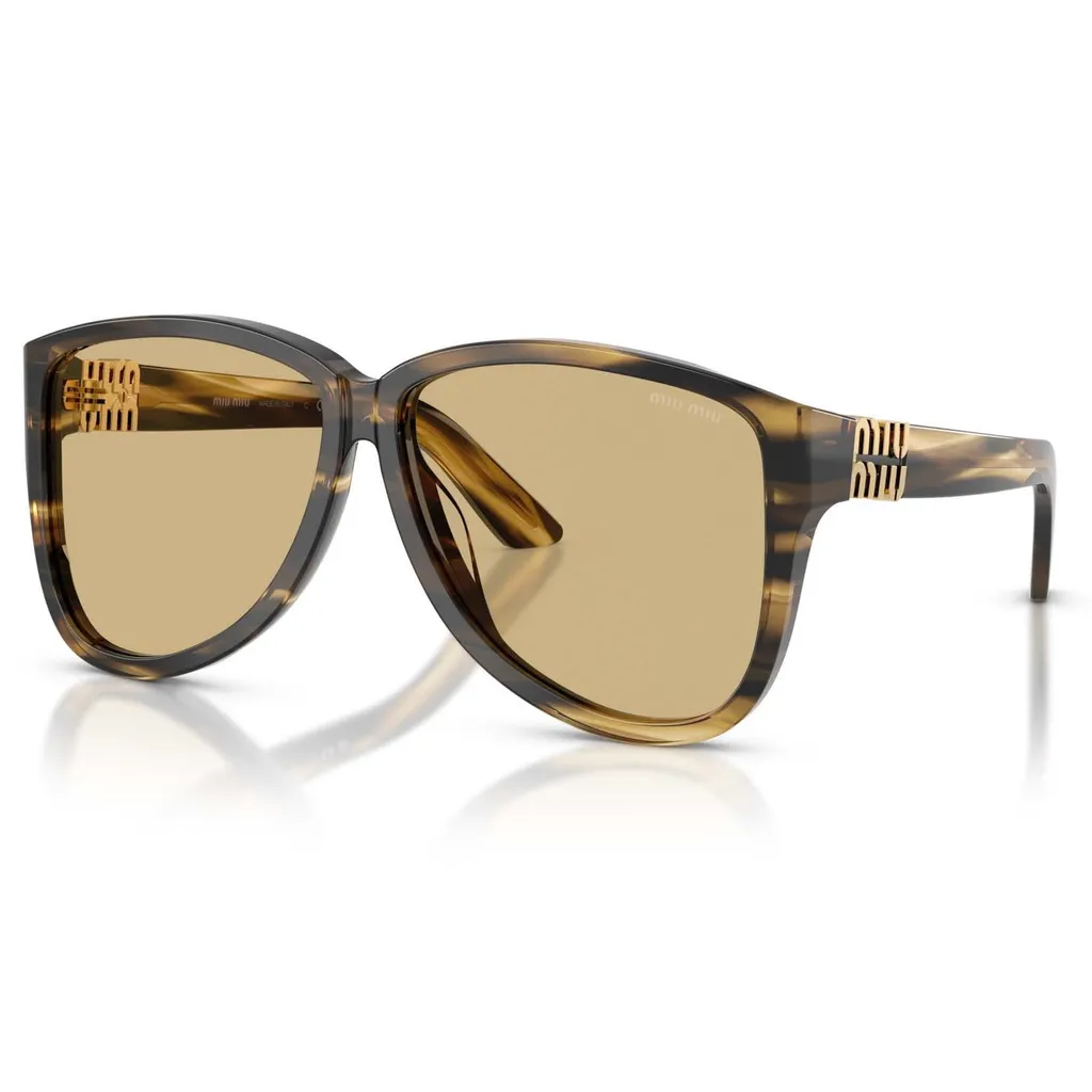 Miu Miu Eyewear Pilot Frame Full Rim Sunglasses