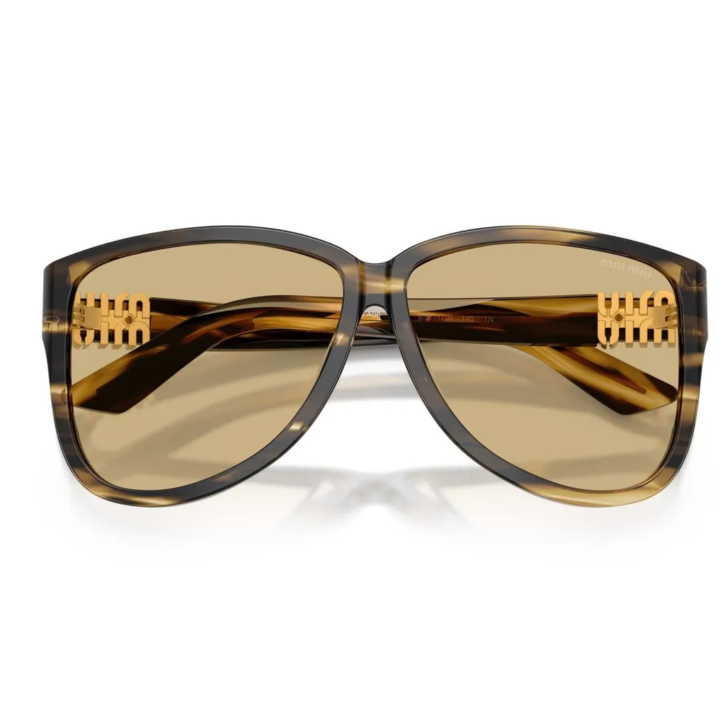 Miu Miu Eyewear Pilot Frame Full Rim Sunglasses