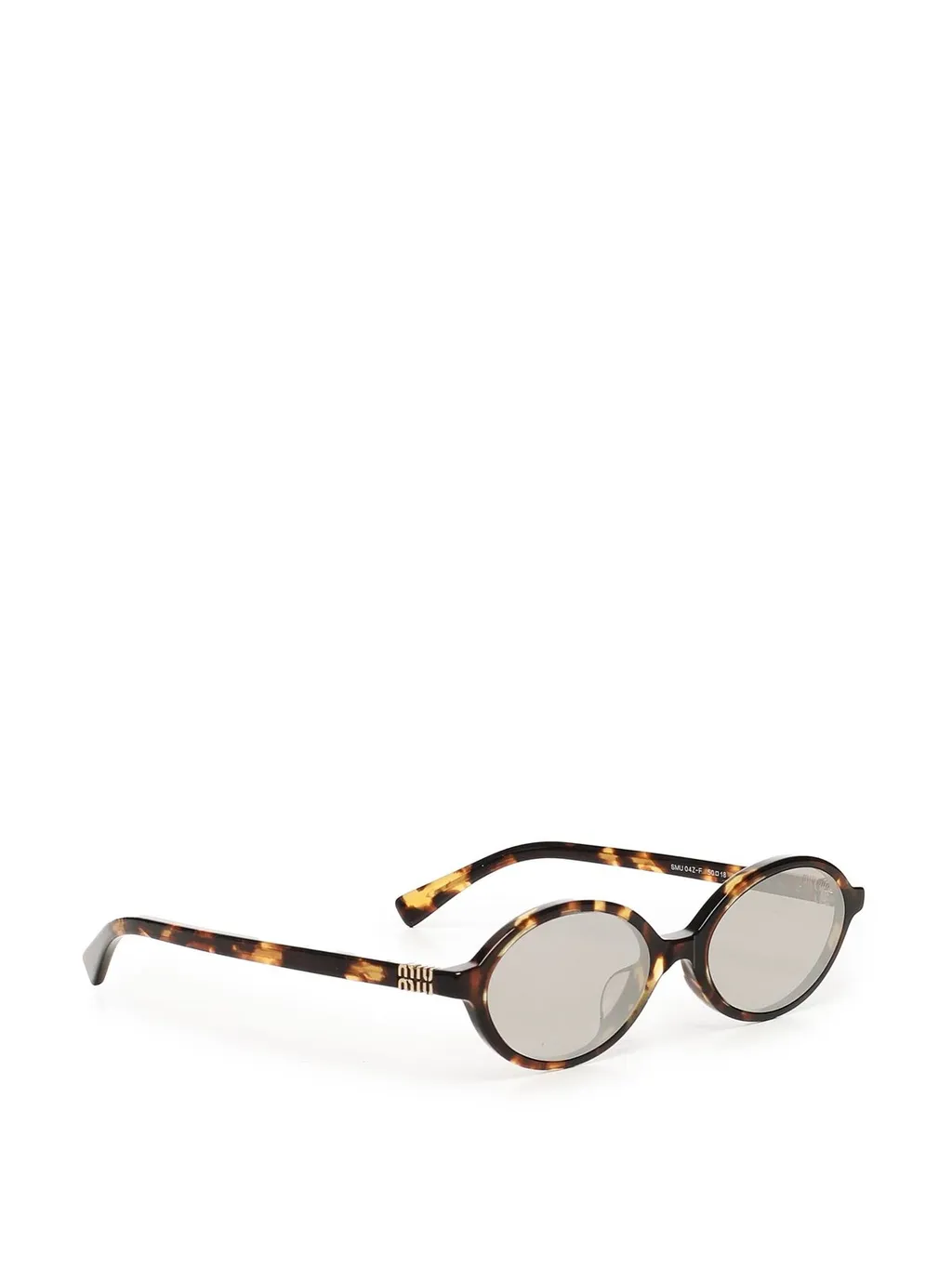 Miu Miu Oval Frame Full Rim Sunglasses