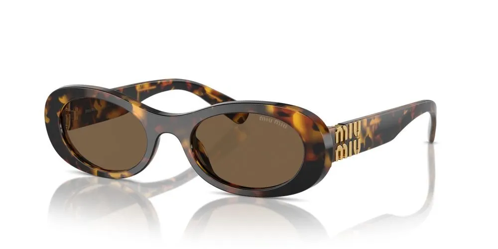 Miu Miu Eyewear Oval Frame Full Rim Sunglasses