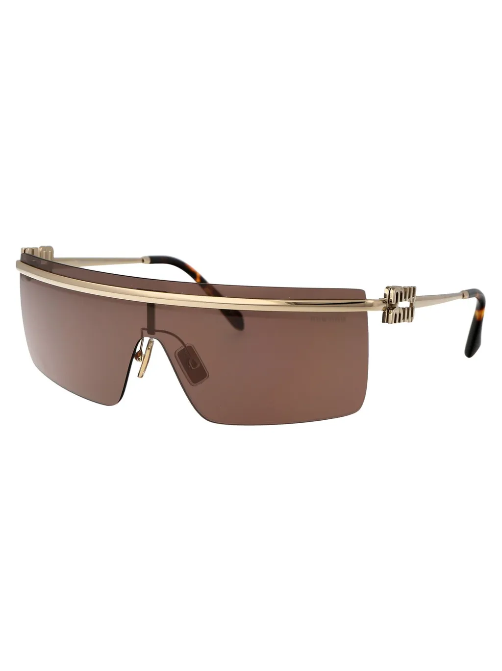 Miu Miu Eyewear Single Lens Rimless Sunglasses