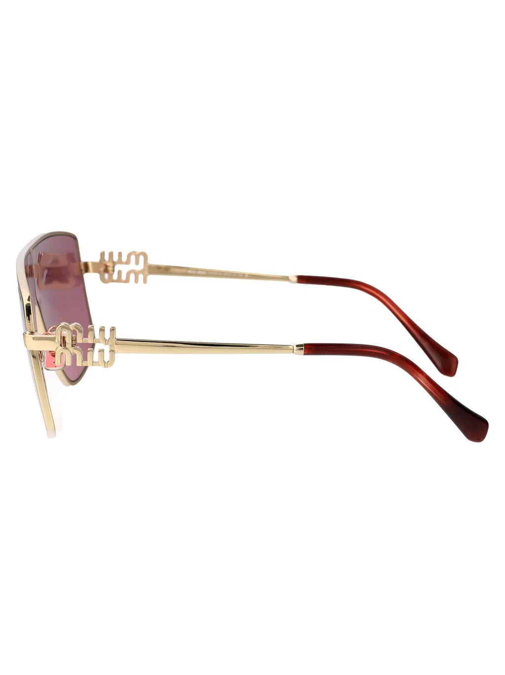 Miu Miu Eyewear Shield Frame Sunglasses