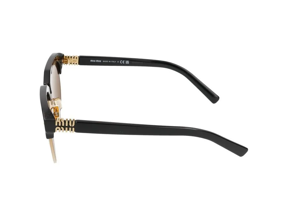 Miu Miu Eyewear Browline Frame Full Rim Sunglasses