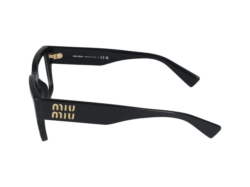 Miu Miu Eyewear Rectangular Frame Full Rim Glasses