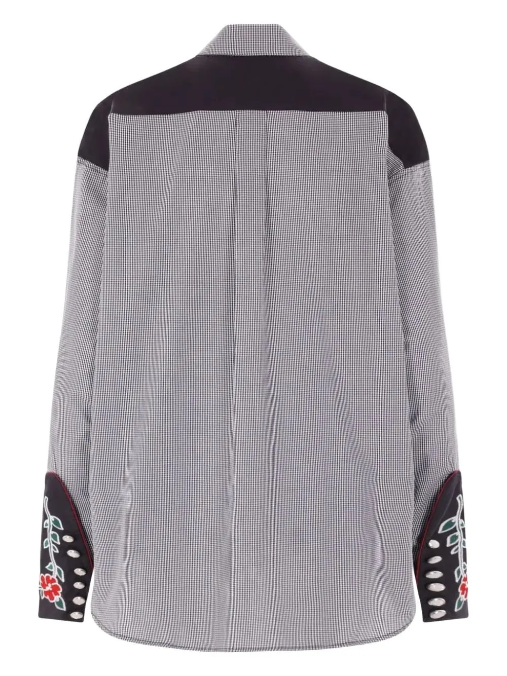 Molly Goddard Embroidered Gingham Shirt