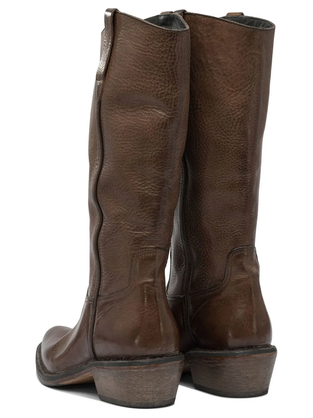 Moma Western Leather Boots