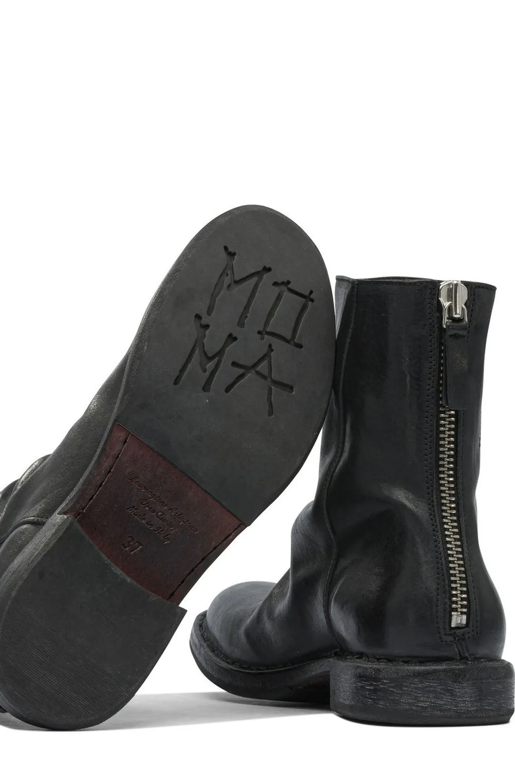 Moma Zip-Back Ankle Boots