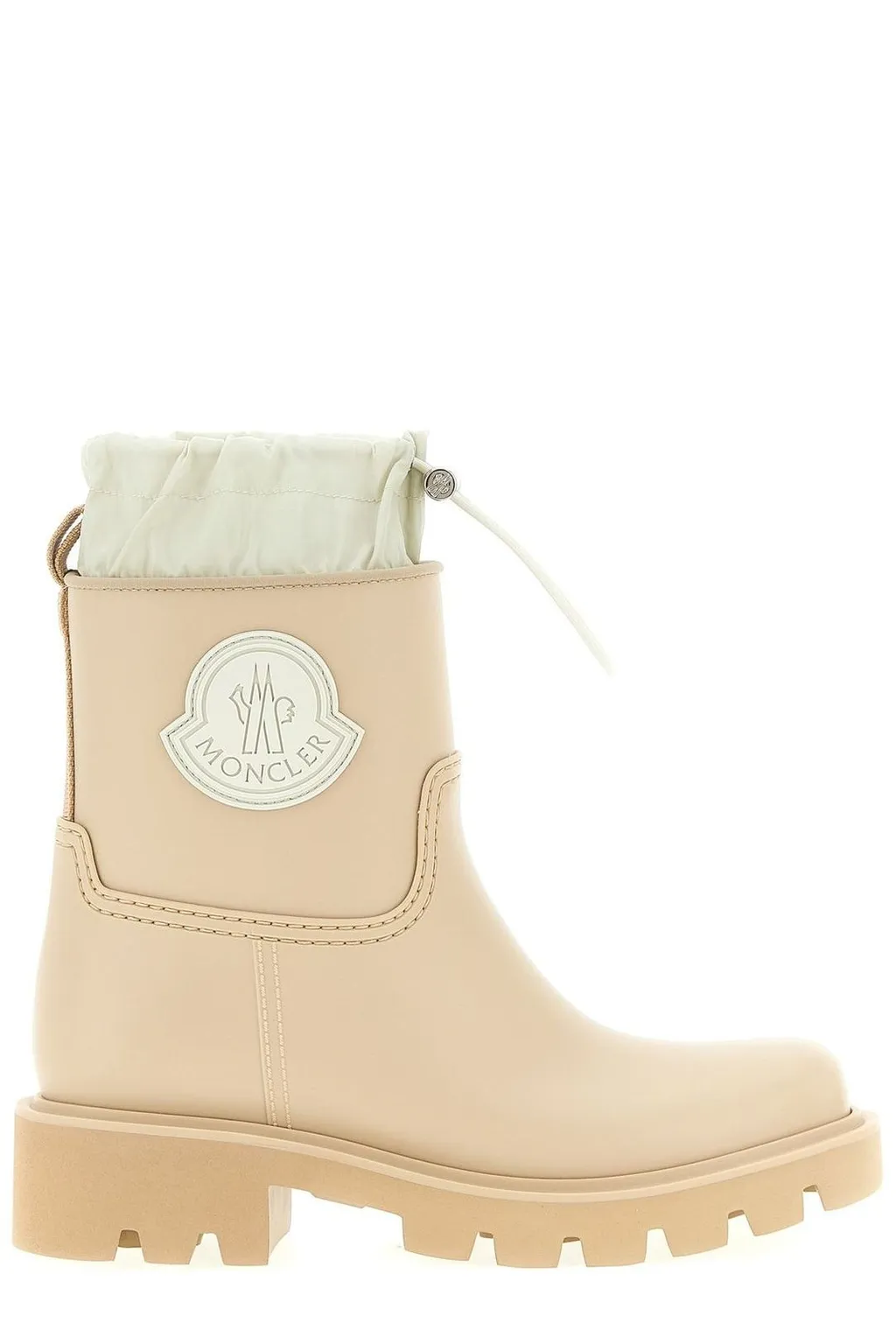 Moncler Kickstream Logo Patch Rain Boots