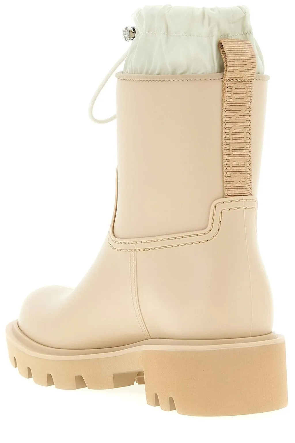 Moncler Kickstream Logo Patch Rain Boots