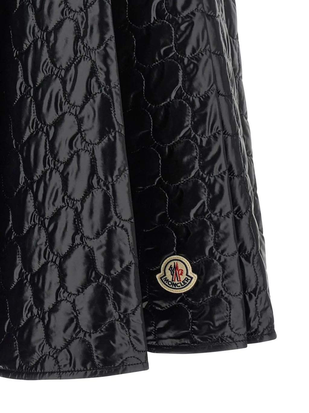 Moncler Square-Quilted Padded Midi Skirt