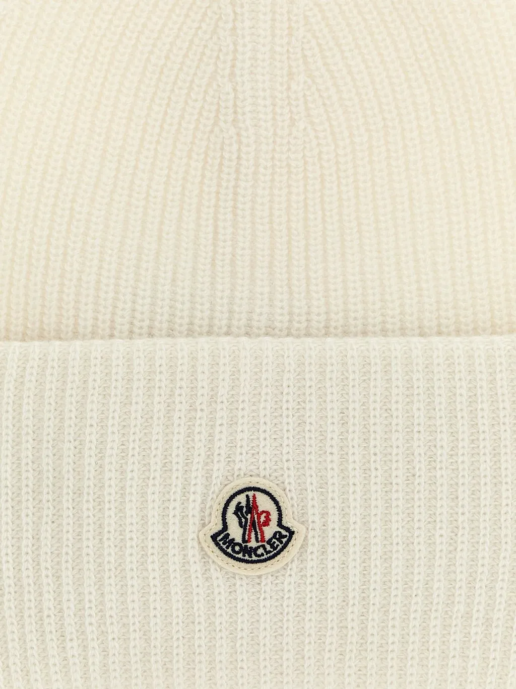 Moncler Logo Patch Knitted Beanie