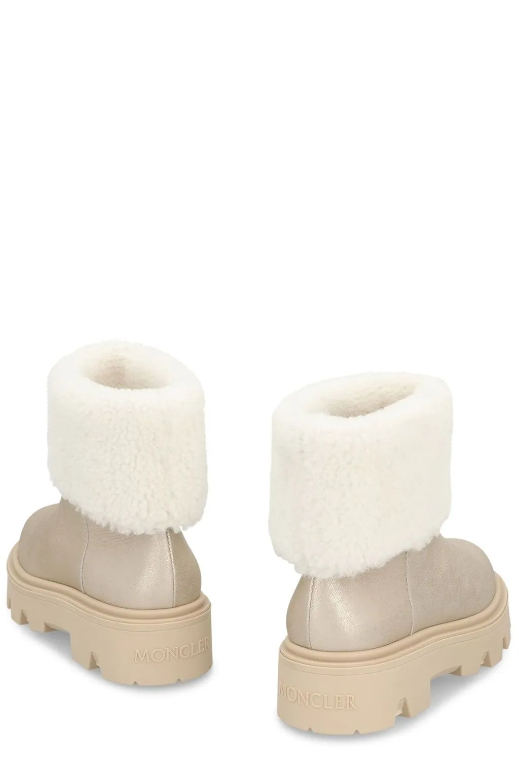 Moncler Aurea Round-Toe Boots