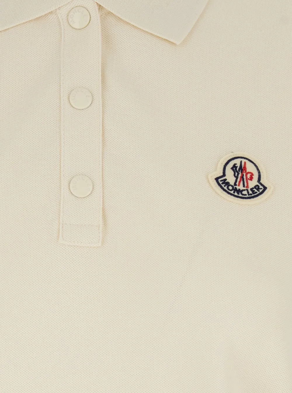 Moncler Logo Patch Short-Sleeved Polo Shirt