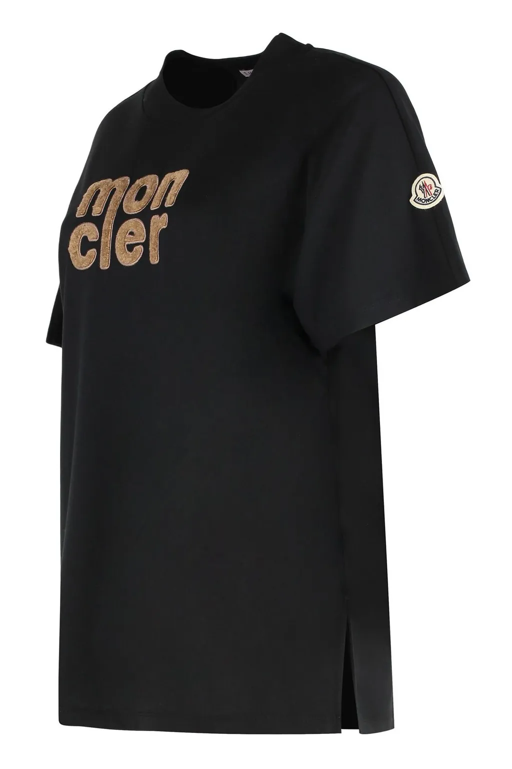 Moncler Logo Embroidered Crewneck T-Shirt