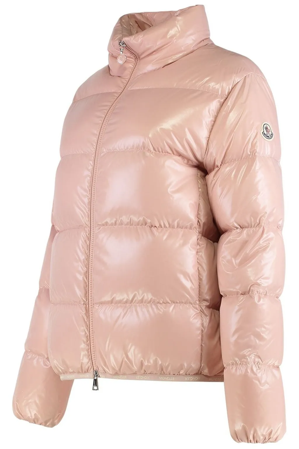 Moncler Logo Patch Zip-Up Jacket