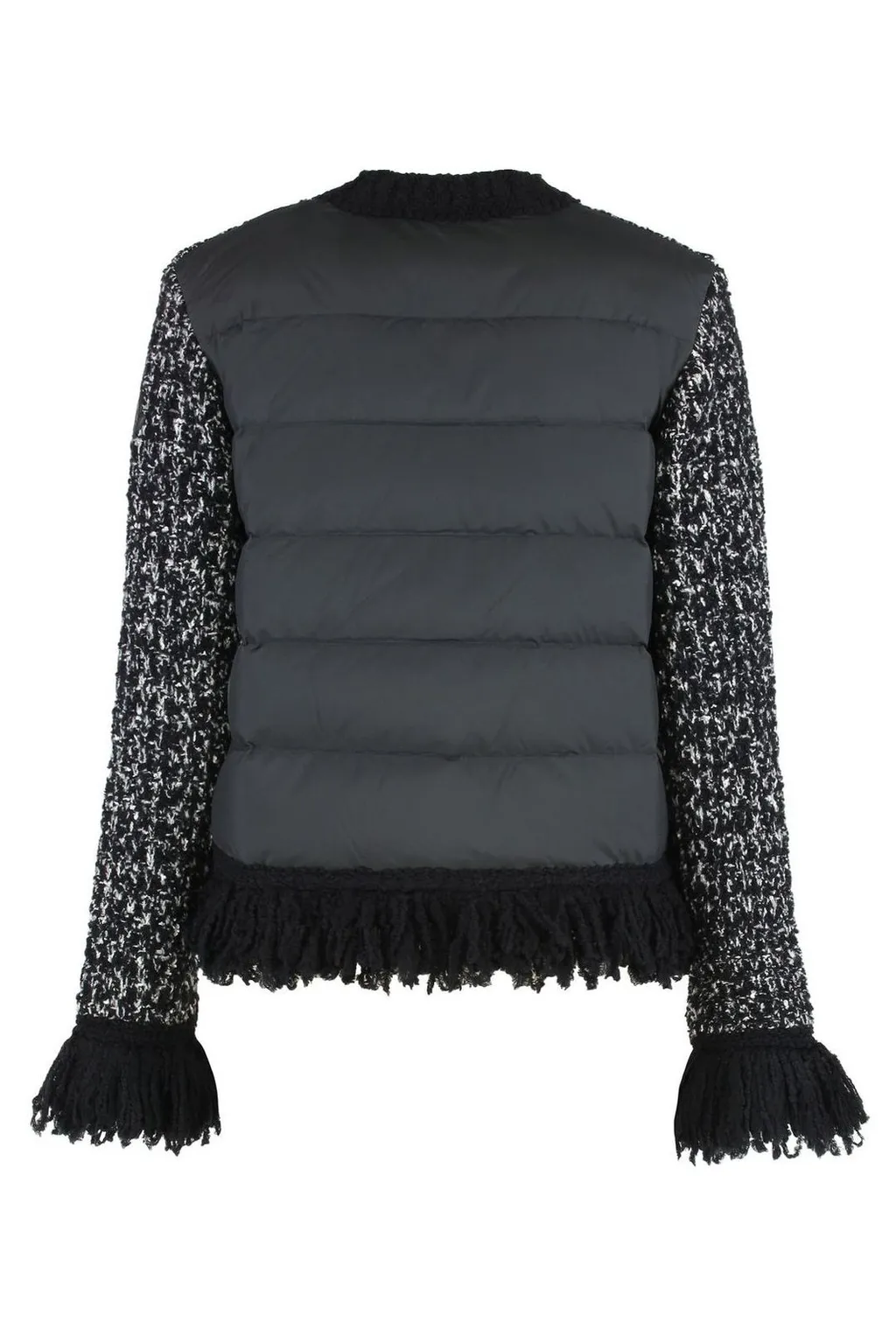 Moncler Fringed Panelled Cardigan
